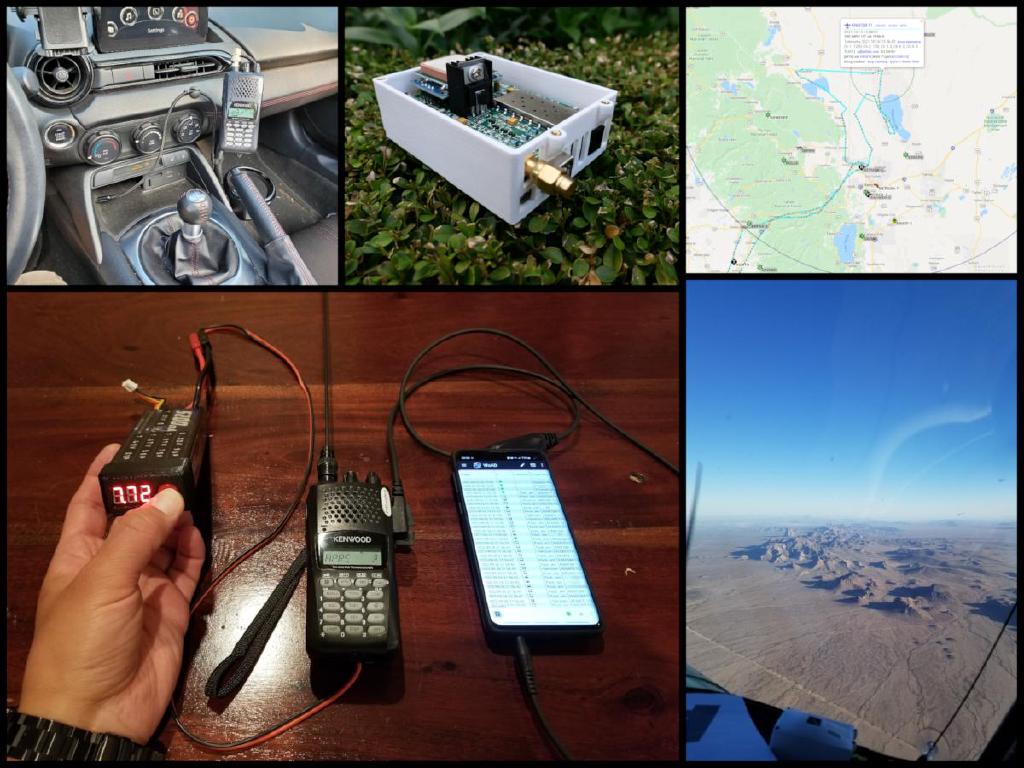 Collage of Aprs and 2m Equipment
