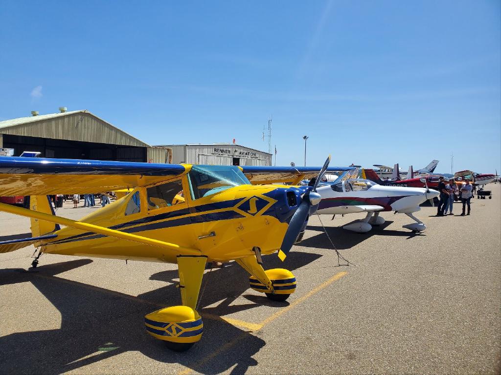 Luscombe Yellow Taildragger Aircraft