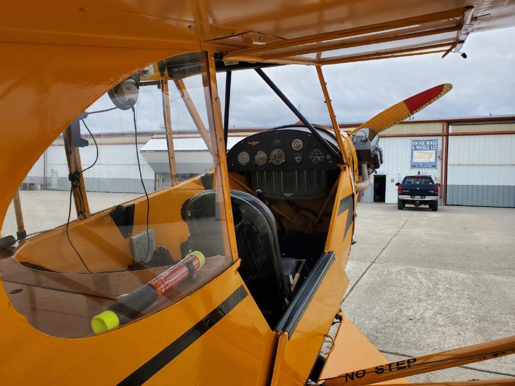 Cabin View of the J3 Cub Very Minimal