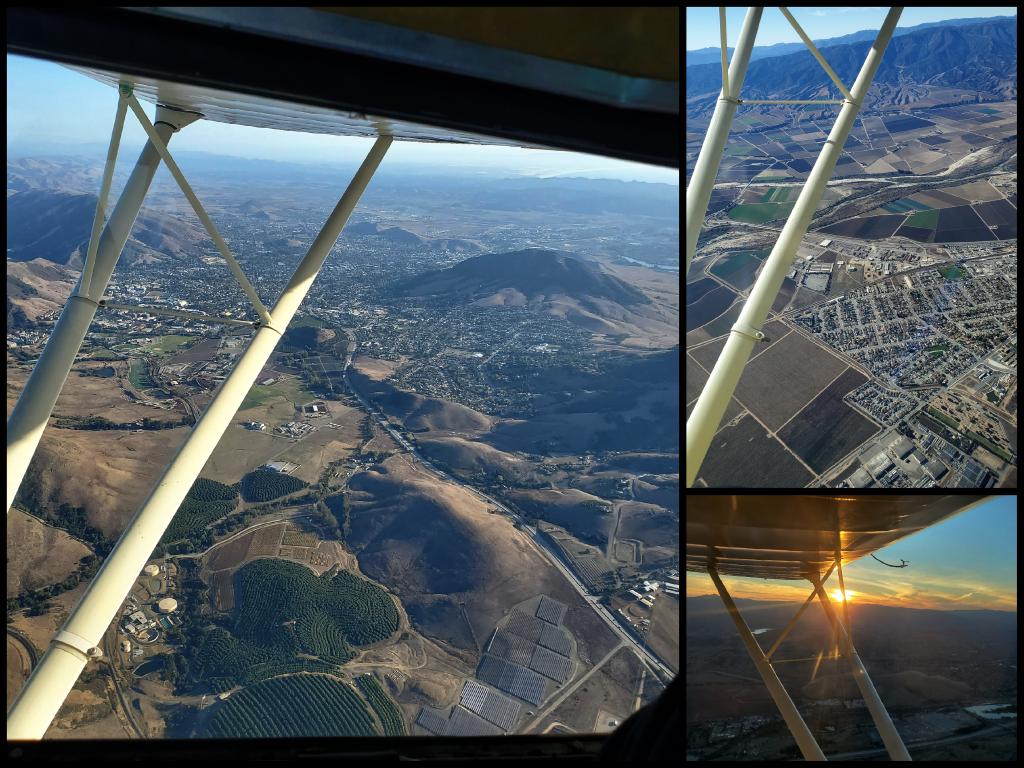 View of San Luis Obispo After Departure With
