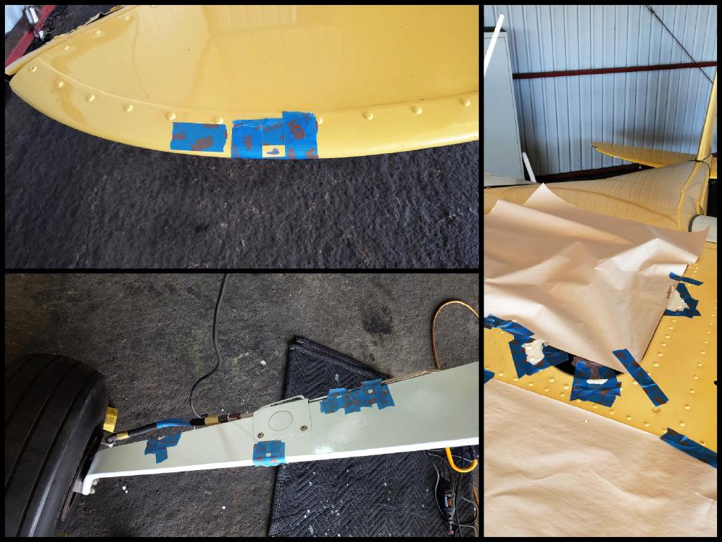 Pictures of Aircraft Where Small Paint Chips Were