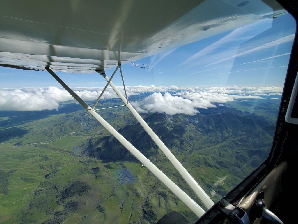 Dramatic Clouds Over the Ridges