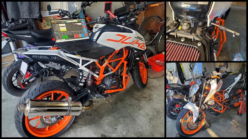 Clockwise From Upper Left Duke390 Powertronics Changing Tps