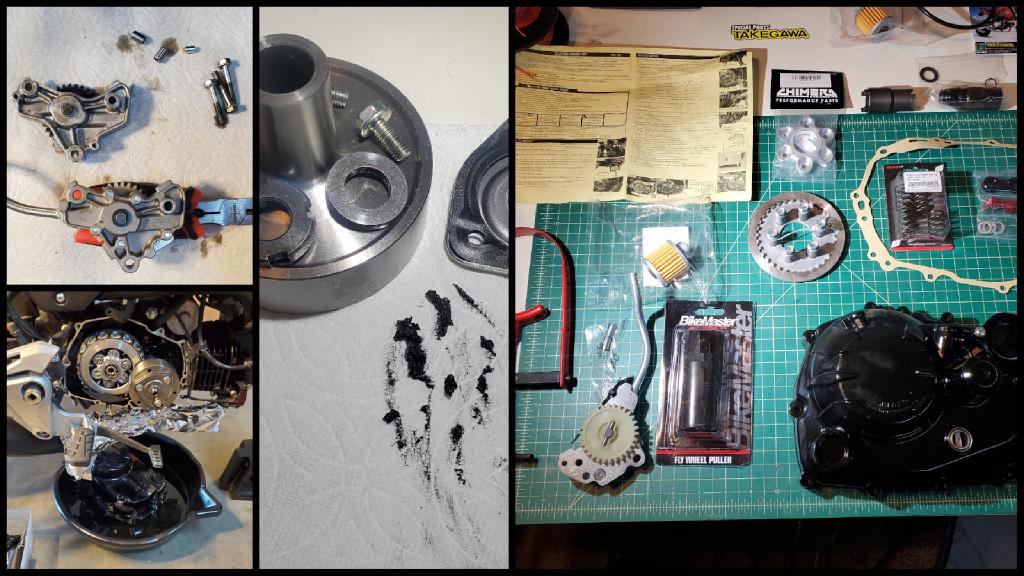 Clockwise From Upper Left Oem Pump and New