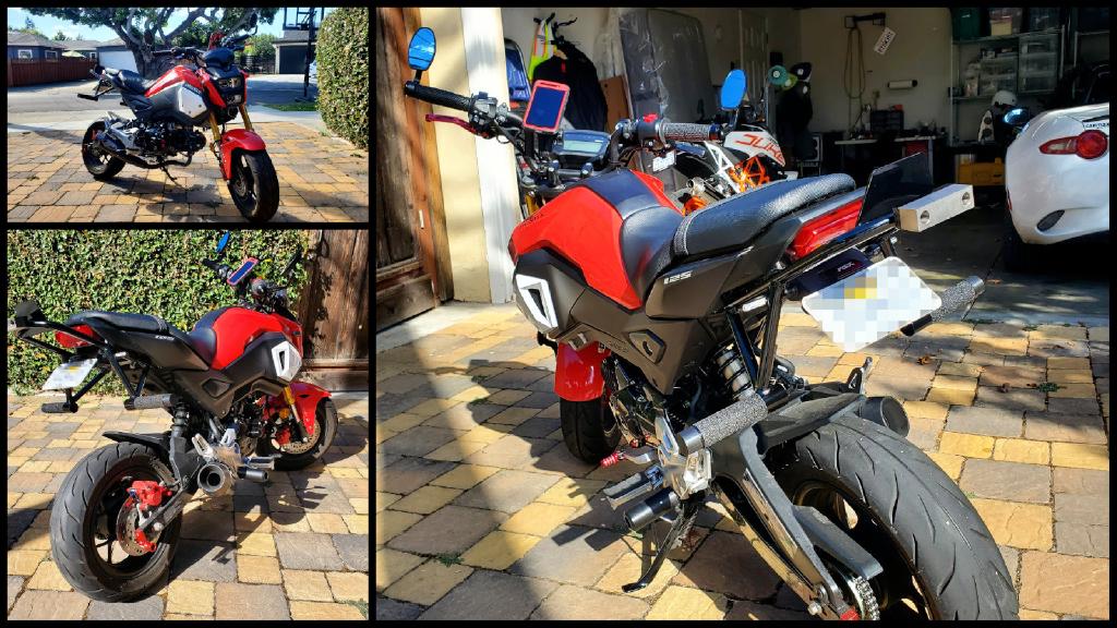 Clockwise From Upper Left Sf Grom With Stunt