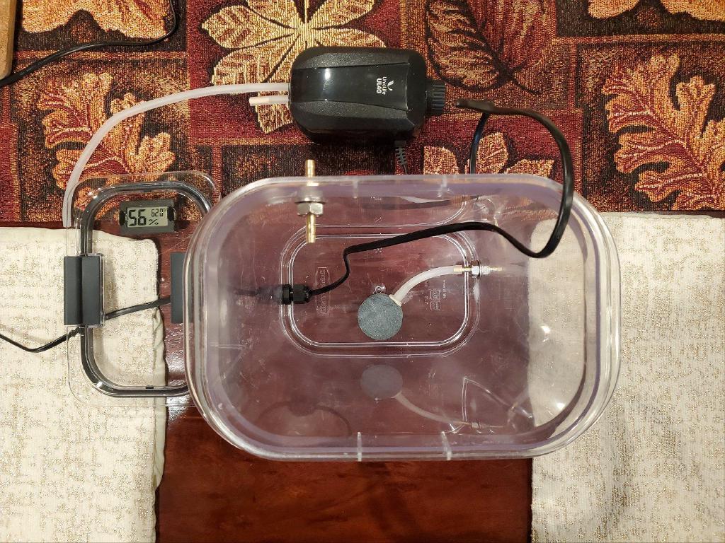 Air Tight Storage Box 6lb Dessicant Humidity Sensor