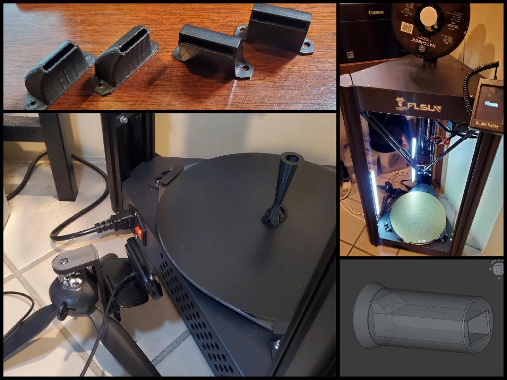 Clockwise From Top Left New 3d Printed Fan