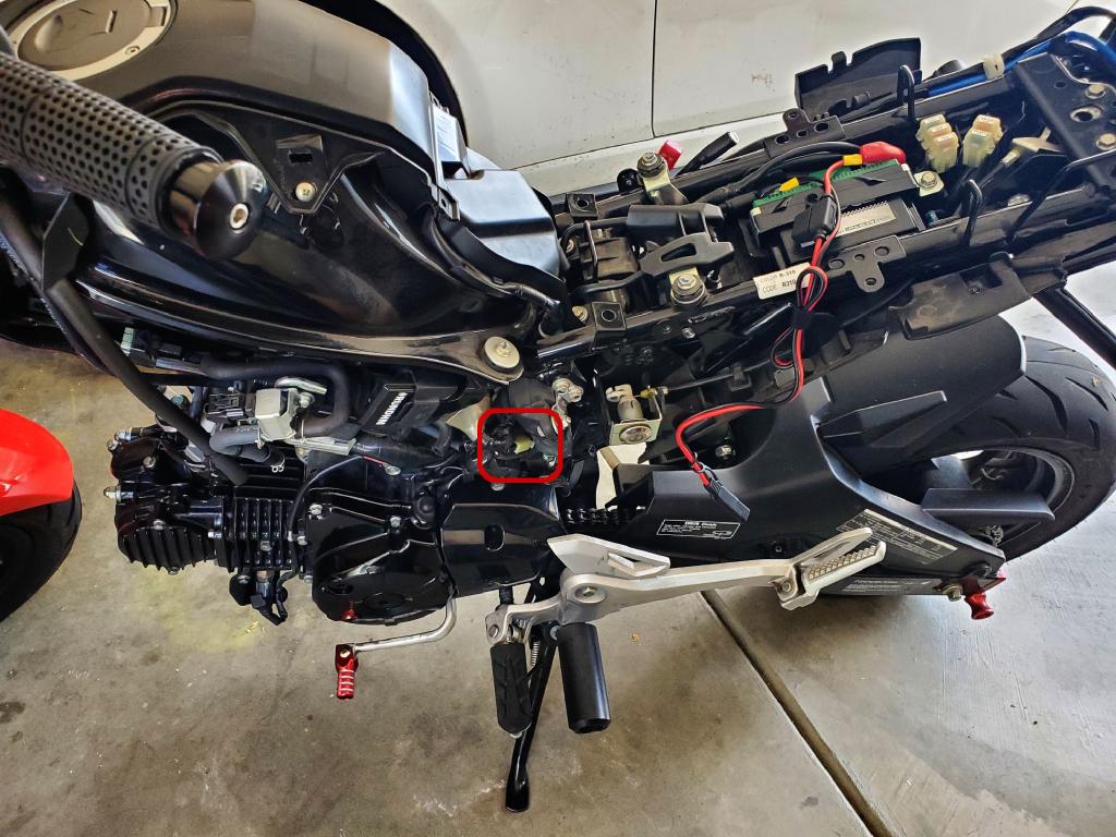 Location of Engine Speed Sensor Wire