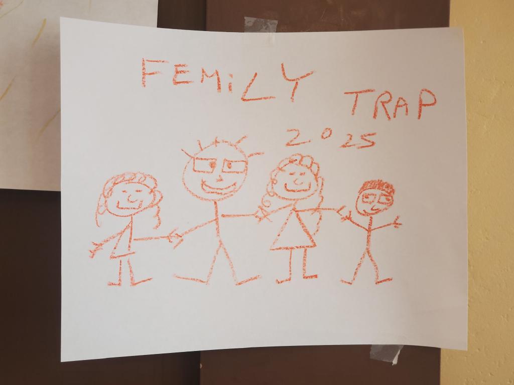 Sarcastic Child Pretend Drawing I Left in Cafe