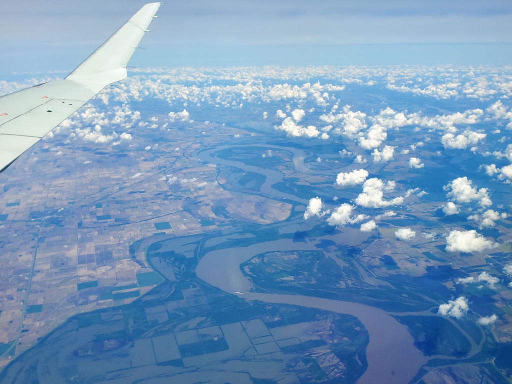 Flight Over the Mighty Mississippi