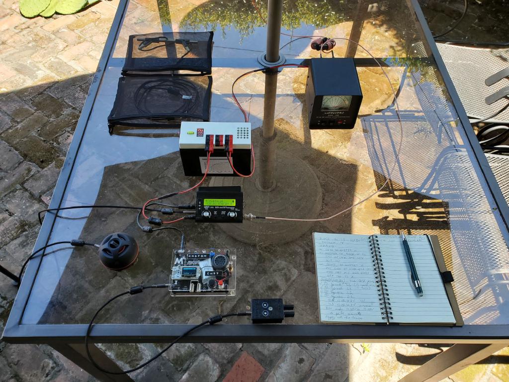 QRP HF Station on the Air!