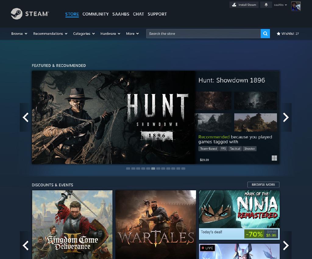 Steam Powered Games Web Site