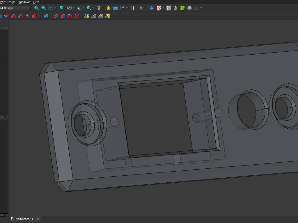 Voltmeter Plate 3d Model