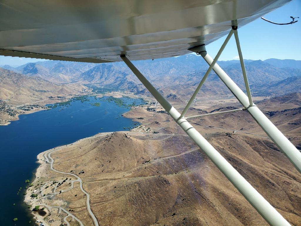 Over Lake Isabella