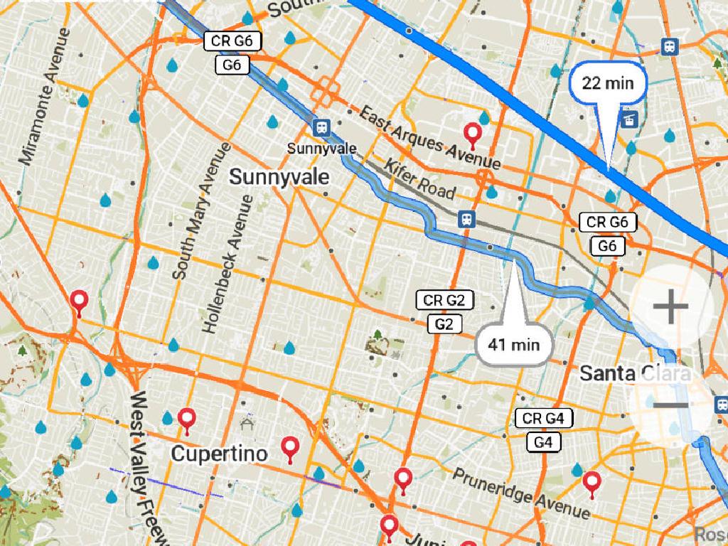Organic Maps Route Planning