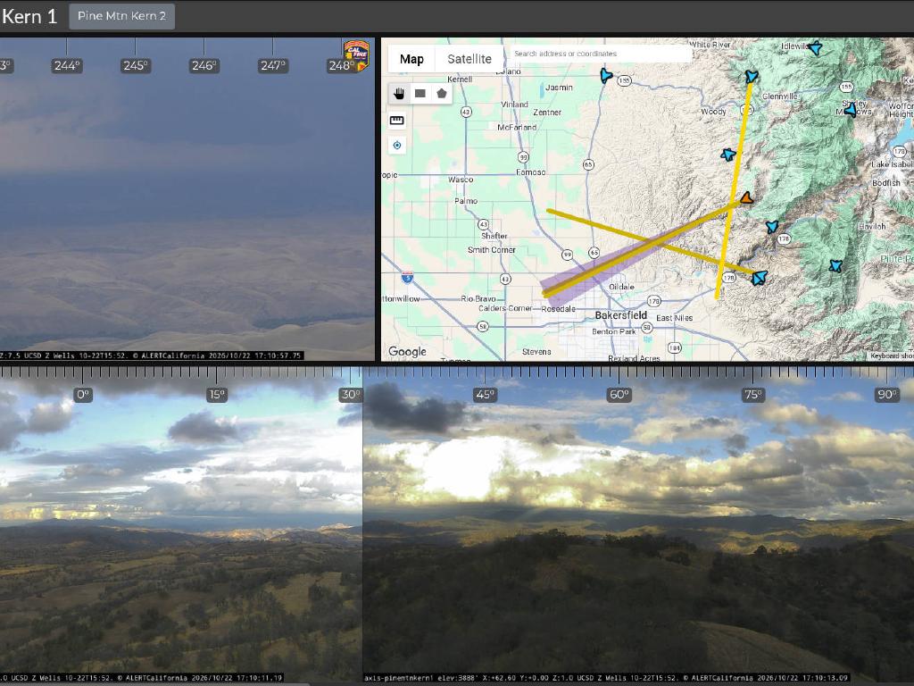 Central and Kern Valley Evening Conditions